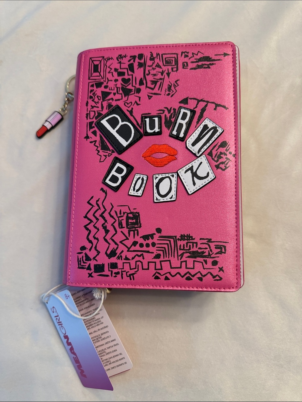 Brand new! Loungefly Pink Mean Girls Book Crossbody/Shoulder Bag - Picture 1 of 13